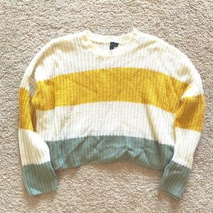 Crewneck Cropped Sweater